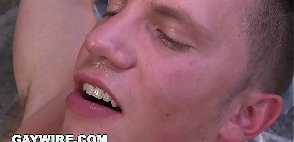  GAYWIRE - Riley Michaels Gets His Dick Wet Out In Public After Running Into Joey Soto